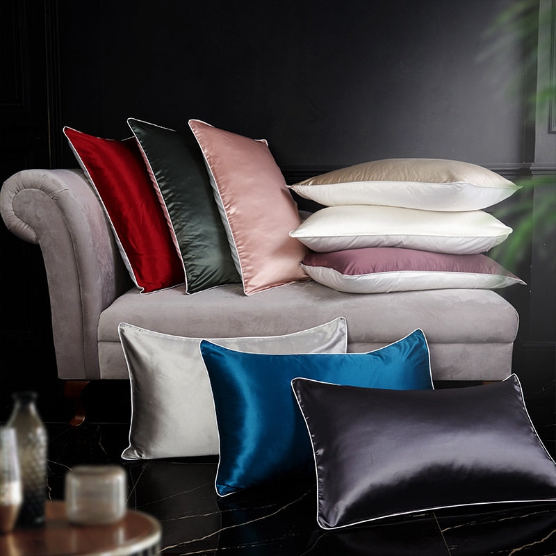 Pillowcase - 100% Pure Silk - 8 Colours